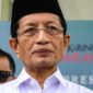 Menag Nasaruddin Umar saat mengumumkan kouta untuk jemaah haji 2025/1446 Hijriah. (Foto: Istimewa).