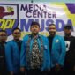 Ketua KNPI Kabupaten Tangerang, periode 2024-2027, Muhammad Yusuf Basnar saat konferensi pers. (Dok. Istimewa).