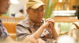 Ketua Komunitas Garuda Asta Cita Nusantara (KGACN), Muh.Burhanuddin didampingi Erlambang Trisakti. (Foto: Istimewa).