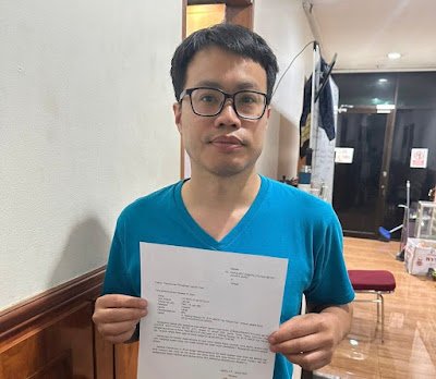 Chi Wah Liu alias Nicolas (29) apresiasi Polsek Tambora yang cepat dan responsif dalam menangani kasus pencurian terhadap dirinya. (Foto: Istimewa).