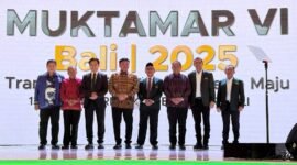 Wakil Menteri Transmigrasi sekaligus Wakil Ketua Umum PAN Viva Yoga Mauladi menghadiri Muktamar VI Partai Bulan Bintang (PBB). (Foto: Istimewa).