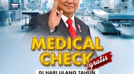Medical Check Gratis di HUT. (Foto: Istimewa).