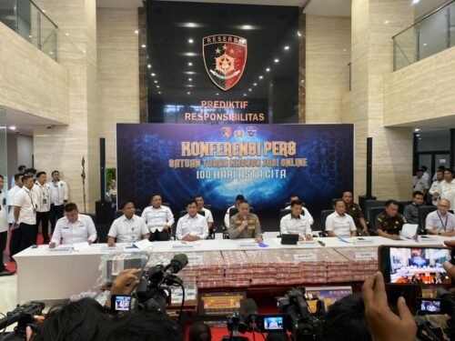 Polri Ungkap Tiga Kasus Besar Judi Online Sindikat Internasional: Sita Aset Rp61 Miliar