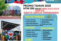 Promo awal tahun kolam renang Anisa Jaya Water Park. (Foto: Istimewa).