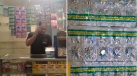 Sebuah warung berkedok toko kelontong di Tangerang Selatan nekad jual obat keras yang tak kantongi NIE BPOM RI. (Foto: Ekslusif Suara Realitas).