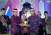 Kecamatan Mekar Baru berhasil meraih Juara Umum pada pagelaran Musabaqoh Tilawatil Qur’an (MTQ)  Ke-55 tingkat Kabupaten Tangerang tahun 2025.(foto:istimewa/Alex)
