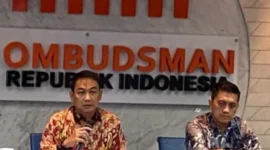 Ombudsman RI saat memberikan catatan pengawasan pelayanan publik bidang kemaritiman investasi 2024 dan proyeksi 2025. (Foto: Istimewa).