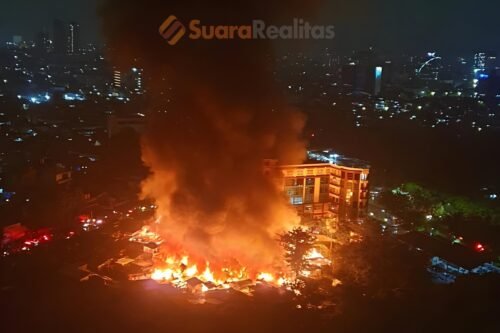 Kebakaran Hebat di Pemukiman Padat Kemayoran Kembali Terjadi, 29 Unit Pemadam Diterjunkan