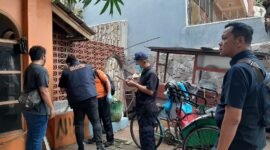 Kepolisan Dalam Penyidikan Penemuan Mayat Bayi Di Koja (foto: suararealitas).