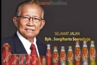 Pendiri Teh Botol, Bpk. Soegiharto Sosrodjojo (foto: Suararealitas)