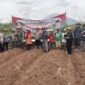 Penanaman jagung 1 juta hektar secara serentak di Wonosobo, Jawa Tengah. (Foto: Istimewa).