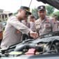 Polres Kebumen gelar cek kendaraan dan senjata api dinas. (Foto: Istimewa).