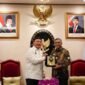 Menkopolkam terima pimpinan KPK dalam mendukung pemberantasan korupsi. (Foto: Istimewa).