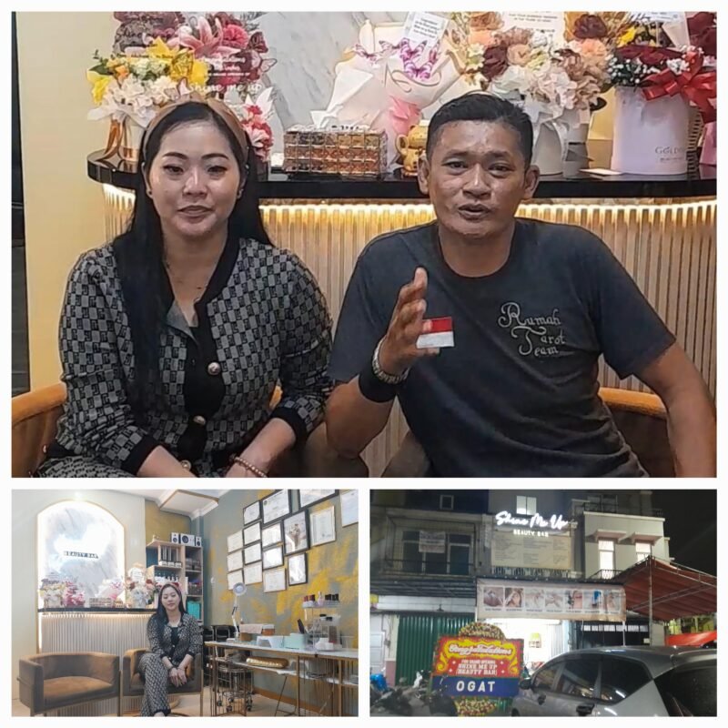 Koko Anthoni berkolaborasi dengan Mega membuka salon kecantikan yang bernama Shine Me Up Beuty Bar cabang kedua yang berada di Ruko  Permata Taman Palem  Blok B1 No 7,  Kecamatan Kalideres Kota DKI Jakarta Barat.(foto:Suara Realitas.co/Lx)