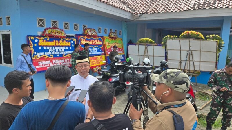 Dapur Umum Makan Bergizi Gratis (MBG) di Desa Sodong, Kecamatan Tigaraksa, Kabupaten Tangerang, Banten, sudah mulai di operasikan. (Foto: suararealitas.co/Akbar).