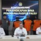 3 pria WNA berkebangsaan Pakistan berhasil diamankan Imigrasi Kelas I Bandara Soekarno Hatta usai gunakan Paspor Perancis. (Foto: suararealitas.co/Na).