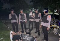 Polresta Tangerang melaksanakan patroli kendaraan rodadua dalam rangka menjaga keamanan dan ketertiban masyarakat(foto:istimewa/SR) 