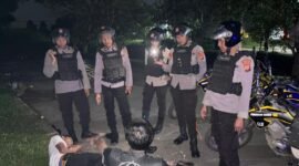 Polresta Tangerang melaksanakan patroli kendaraan rodadua dalam rangka menjaga keamanan dan ketertiban masyarakat(foto:istimewa/SR) 