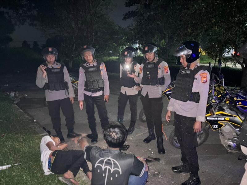 Polresta Tangerang melaksanakan patroli kendaraan rodadua dalam rangka menjaga keamanan dan ketertiban masyarakat(foto:istimewa/SR) 