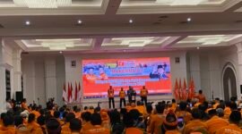 Partai Buruh saat menggelar Rakernas II di Hotel Tavia, Jakarta Pusat. (Foto: suararealitas.co).