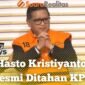Hasto Kristiyanto Resmi Ditahan KPK Memakai Rompi Orange (foto:suararealitas)