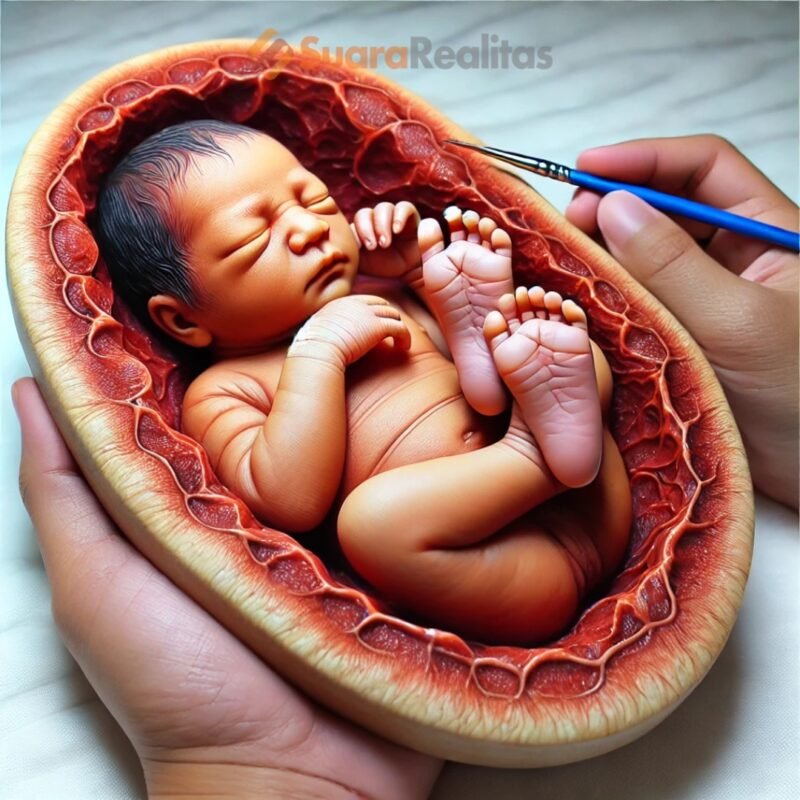 Gambar Merupakan Ilustrasi Janin Bayi (Foto: suararealitas.co).