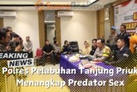 Konferensi Pers Polres Pelabuhan Tanjung Priuk (foto:Suararealitas)
