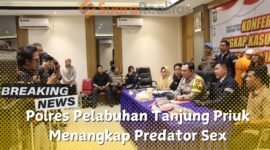 Konferensi Pers Polres Pelabuhan Tanjung Priuk (foto:Suararealitas)