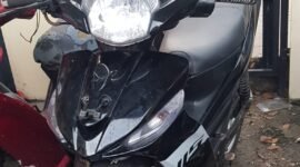 Kendaraan sepeda motor hasil curian yang hendak dijual dua pelaku curanmor, kini berhasil diamankan Polsek Batuceper, Polres Metro Tangerang Kota. (Foto: suararealitas.co/Akbar).