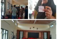 Pihak kecamatan Gunung Kaler temukan kupon tebus murah hasil foto Copi atau Scan di Desa Kandawati (foto: Suara Realitas.co)