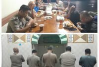 Agenda rutinitas personel jajaran Polsek kelapa dua bersama warga pengguna jalan berbuka puasa dan sholatagrib berjamaah (foto:Suara Realitas.co)