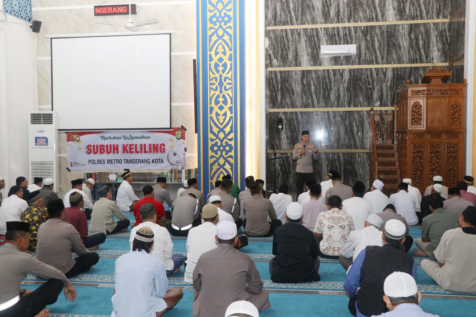 Lewat Subuh Keliling, Kapolres Metro Tangerang Kota Ajak Masyarakat Sinergi Jaga Kondusifitas Kamtibmas