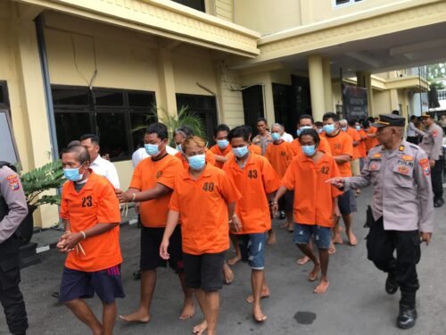 Polres Nganjuk Ungkap 148 Kasus dan Ratusan Tersangka Selama Operasi Pekat Semeru 2025