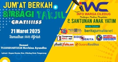 Gelar Bukber, Komunitas Info Warga Ciledug Pererat Silaturahmi di Ramadhan 2025