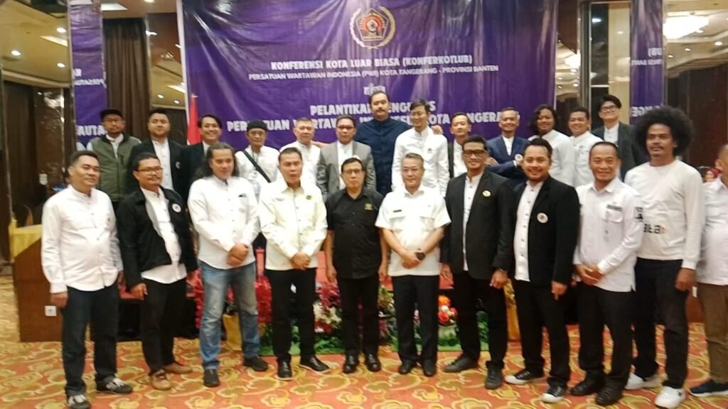Konferkotlub, Pengurus PWI Kota Tangerang Periode 2025-2028 Resmi Dilantik