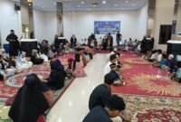 Suasana Keluarga Besar Rang Chaniago (KBRC) DPD Jakarta Selatan saat menggelar kegiatan santunan yatim piatu di Gedung Serbaguna IK-Limkos. (Foto: Istimewa).