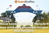 Penampakan PT. Karya Citra Nusantara (KCN) di kawasan industri terpadu berstatus berikat. (Foto: suararealitas.co).