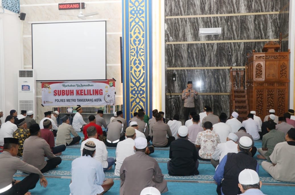Subuh Keliling di Bulan Ramadhan, KBP Zain Dwi Nugroho Ingatkan Pentingnya Kondusifitas Kamtibmas