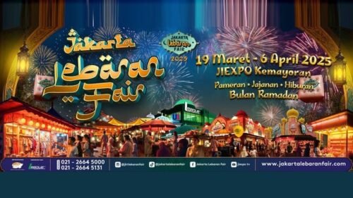 Flayer Jakarta Lebaran Fair 2025 di JIExpo Kemayoran Jakarta Pusat. (Foto: Dok.https://jakartalebaranfair.com/Ist).