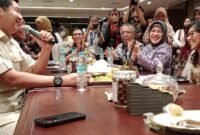 Ketua Umum PWI Pusat, Hendry Ch Bangun dalam pertemuan dengan Menteri Maruarar Sirait, Menteri Komunikasi dan Digital (Komdigi) Meutya Hafidz, Kepala BPS Amalia A. Widyasanti, pimpinan Tapera, dan Direktur BTN, di Kantor Kementerian PKP, Wisma Mandiri, Jakarta, pada Selasa (8/4/2025). (Foto: Istimewa).