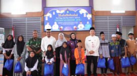 Wakil Bupati Tangerang, Intan Nurul Hikmah menghadiri acara Halal Bihalal tingkat Kecamatan Sindang Jaya yang diselenggarakan di Aula Kantor Kecamatan Sindang Jaya,(foto:istimewa)