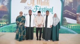Ustadz Hilman Fauzi hingga Ustadz Subki Al Bughury turut menghadirkan acara Al Malik Fest di ICE BSD, Tangerang. (Foto: Dok.Al Malik Fest/Ist).