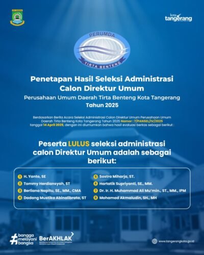 Seleksi Calon Direksi PDAM, Dagelan atau Murni Cari yang Mumpuni ?