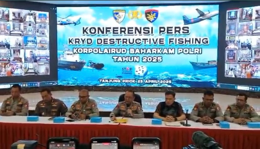 Hasil Kinerja Rutin Yang Ditingkatkan Terkait Tindak Pidana Destructive Fishing di Wilayah Perairan Indonesia