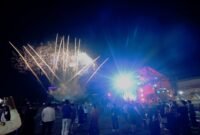 Pesta kembang api di Jakarta Lebaran Fair 2025 menandakan resminya penutupan gelaran event tersebut. (Foto: Istimewa).