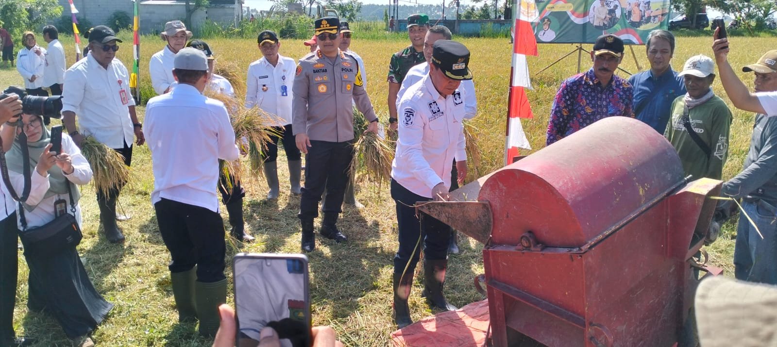 Panen Raya Padi Serentak di 14 Provinsi
