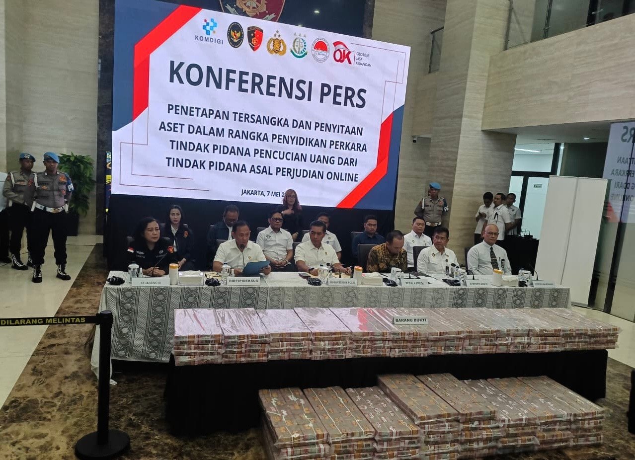 Bareskrim Polri Tangkap Dua Tersangka TPPU Hasil Judi Online, Sita Aset Rp530 Miliar