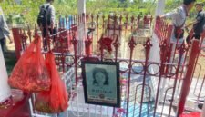 Pemkab Nganjuk berencana bakal lakukan pelebaran dan renovasi makam Aktivis Buruh Legendaris, Marsinah lantaran dipadati ratusan peziarah. (Foto: Istimewa).