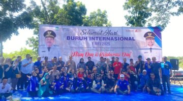 Bukti keseriusan dan komitmen Bupati Nganjuk, Marhaen Djumadi soal Marsinah bakal usulkan jadi Pahlawan Nasional saat puncak peringatan Hari Buruh Internasional 2025. (Foto: Istimewa). 