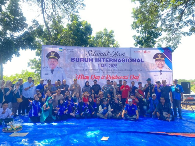 Bukti keseriusan dan komitmen Bupati Nganjuk, Marhaen Djumadi soal Marsinah bakal usulkan jadi Pahlawan Nasional saat puncak peringatan Hari Buruh Internasional 2025. (Foto: Istimewa). 